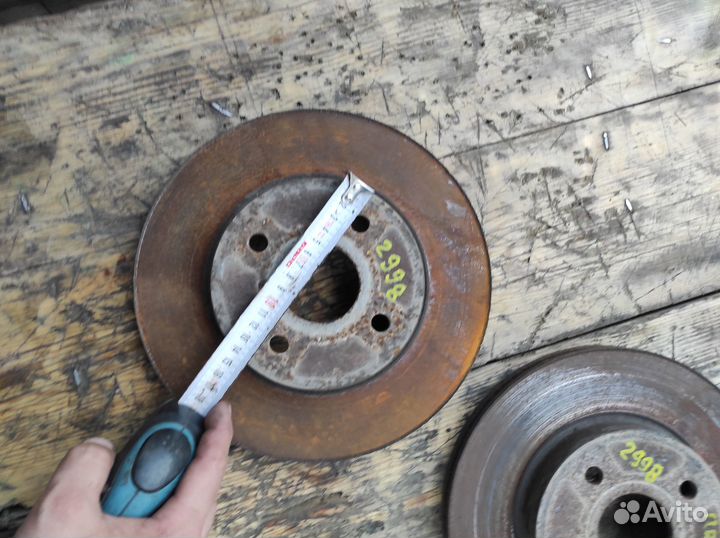 Диски тормозные передние Mazda Demio 2 DY3R DY3W