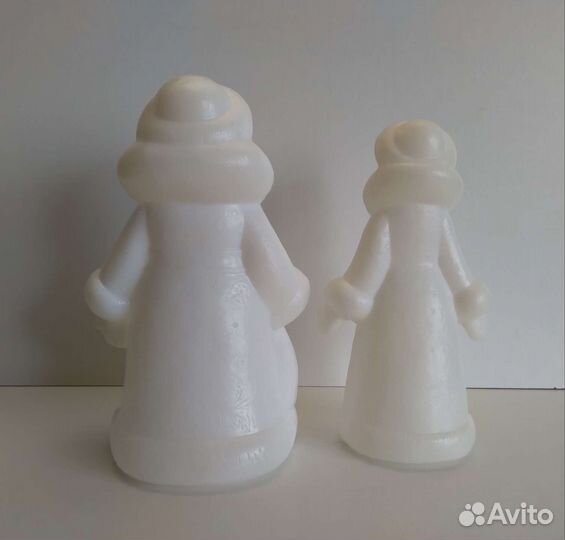 Игрушка дутая Дед Мороз и Снегурочка СССР.Винтаж