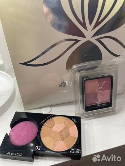 Guerlain, Chanel, Givenchy- румяна, пудра