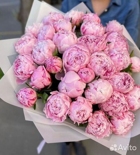 Пионы Букет пионов Доставка цветов