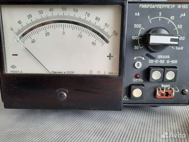 Микроамперметр Ф 195