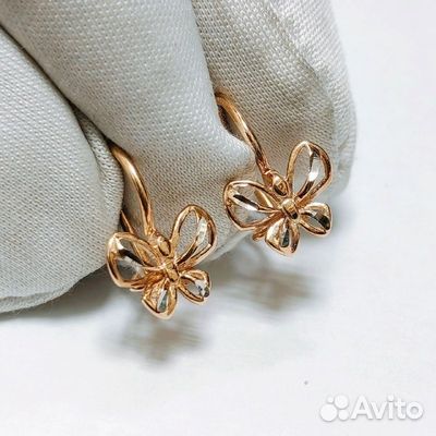 Золотые серьги