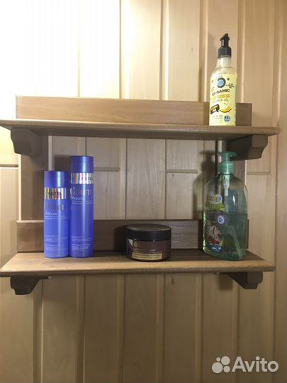 Полка из дерева Липа для бани и сауны