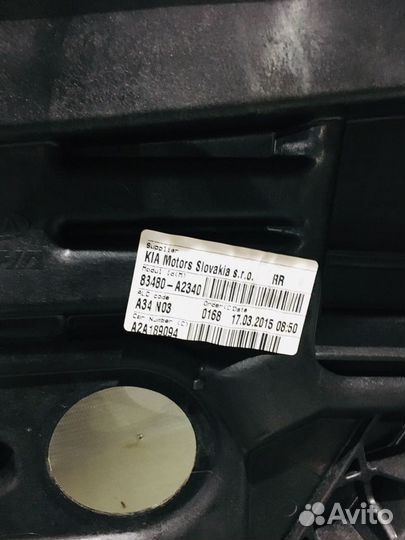 Трапеция стеклоподъемника зад прав. KIA ceed JD 1