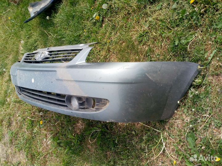 Передний бампер приора цвет кварц