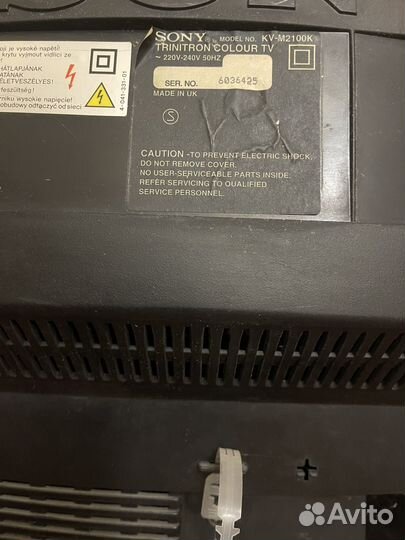 Телевизор sony на запчасти