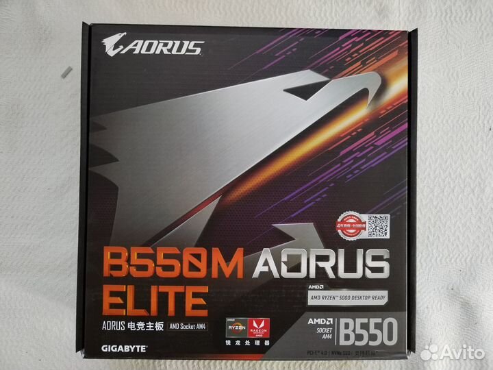 Материнская плата aorus B550m