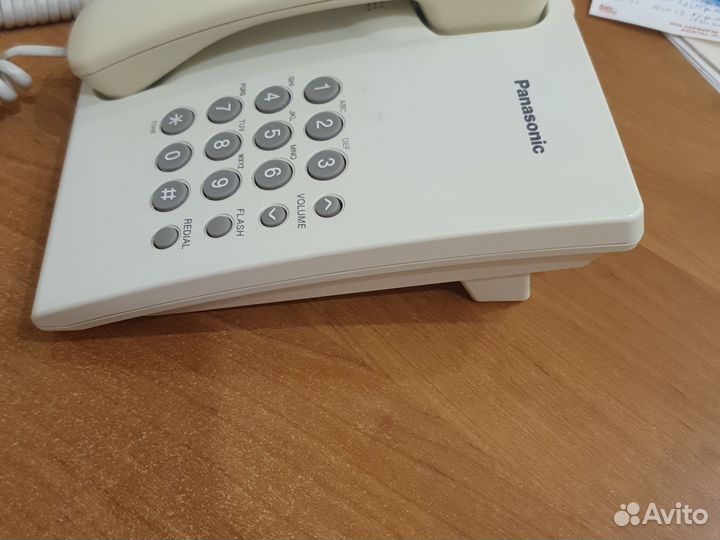 Телефон проводной Panasonic KX-TS2350 (сетевой)