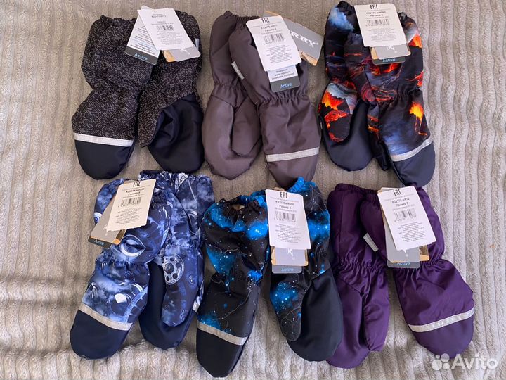 Зимние варежки краги Керри 8 kerry 7-10 лет