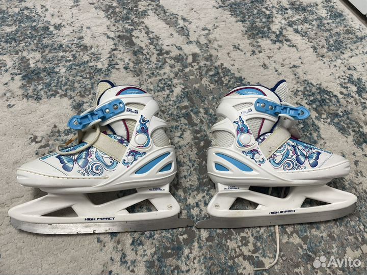 Коньки детские раздвижные 31-35