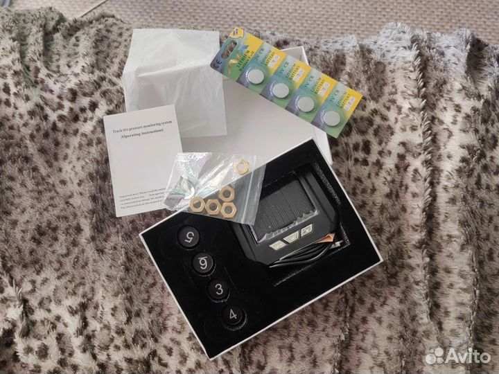 Датчики давления 6шт в шинах