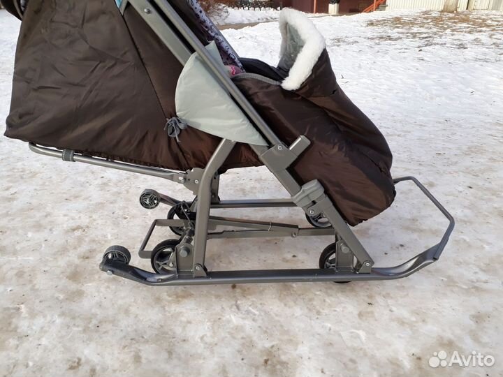Детские санки коляска бу
