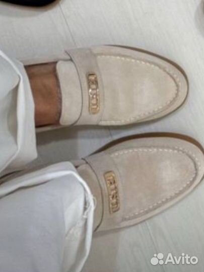 Мокасины замша натуральная