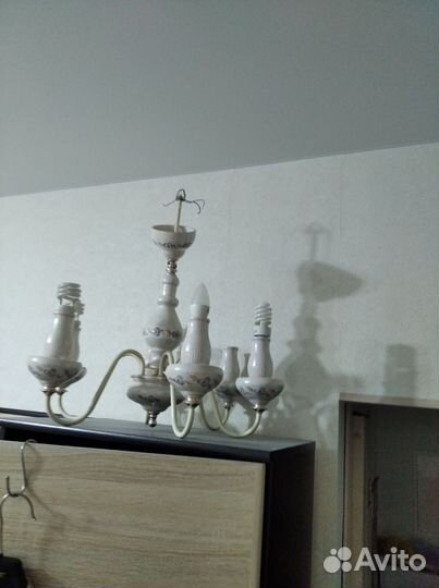 Люстра форфоровая.ссср