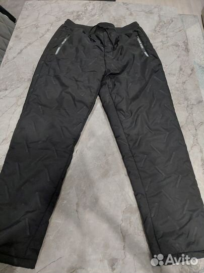 Термоштаны мужские флисовые размер 52