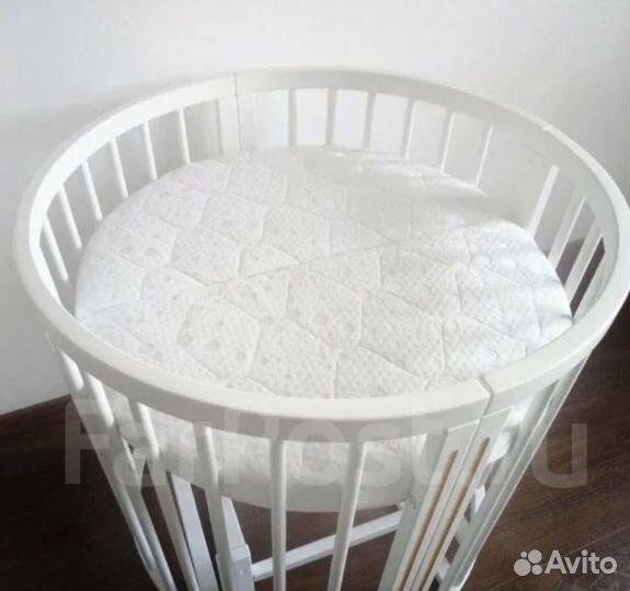 Мартрас круглый в детскую кровать трансформер