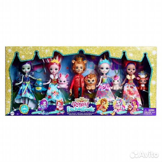 Куклы Энчантималс, набор кукол Королевские друзья