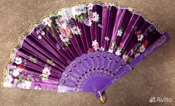 Веер из ткани (есть 2 цвета)