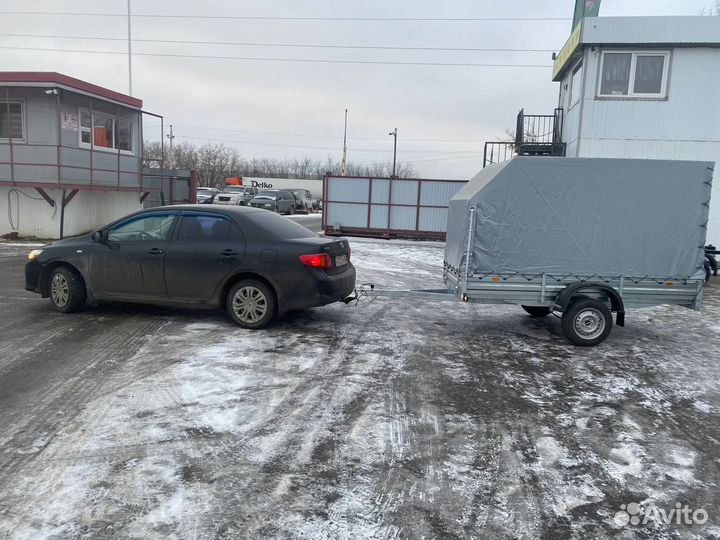 Прицеп для перевозки стройматериалов, снегоходов