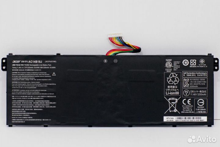 Аккумулятор AC14B18J Acer Aspire