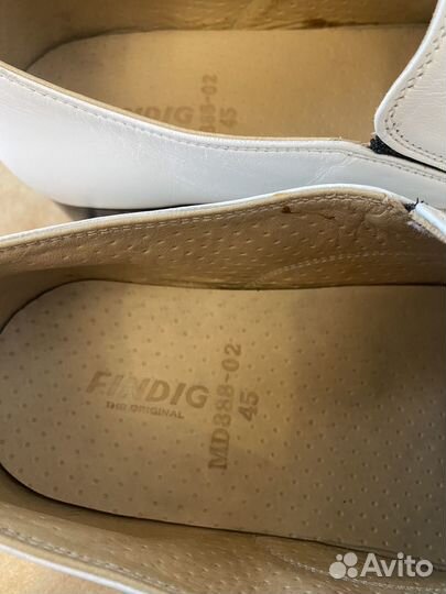 Туфли мужские 45 размер кожаные новые