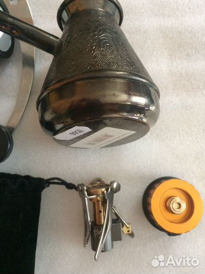 Чёрный набор для кофе