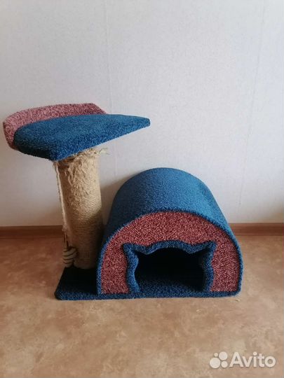 Когтеточка домик для кошки бу