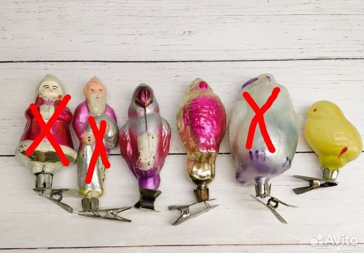 Елочные игрушки СССР