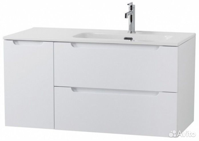 Мебель для ванной BelBagno Etna-1000-BB1000ETL-R Bianco Lucido