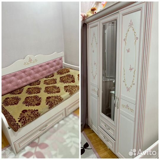 Детская кровать со шкафом