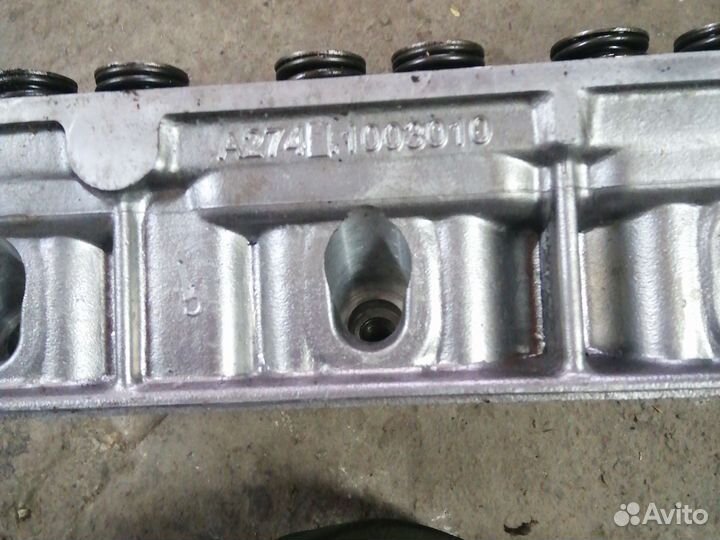 Головка блока цилиндров на газель
