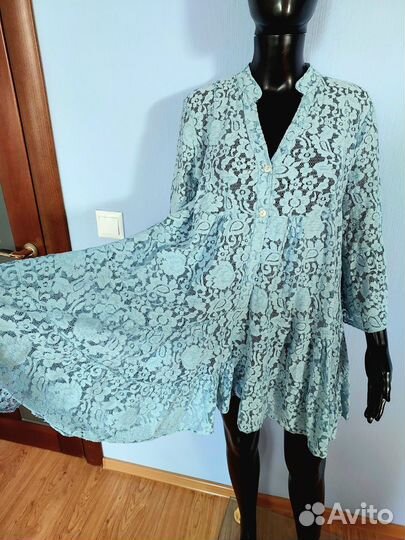 Платье туника кружево