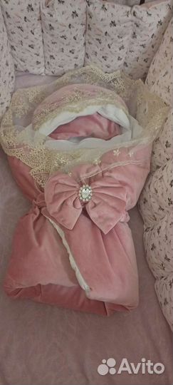 Конверт на выписку для девочки весна