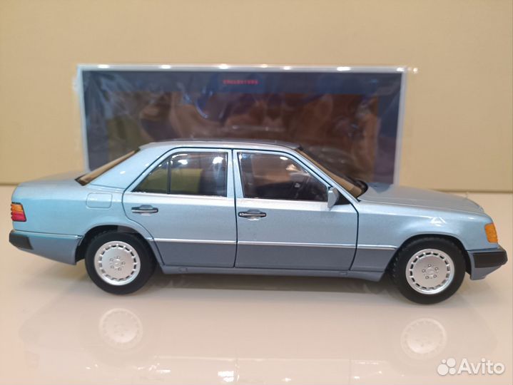 Mercedes W124 230E (84-93г) Голубой 1:18