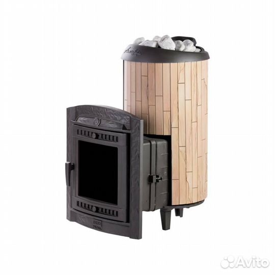 Печь Для Бани Атмосфера XL+ ламели «Окаменевшее де