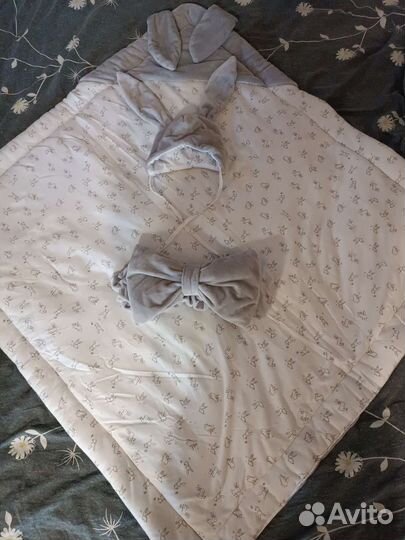 Конверт одеяло на выписку зима
