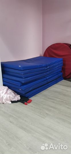 Мат гимнастический бу