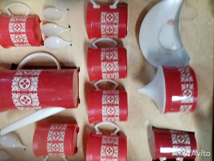 Детская. Игрушка. Кофейный сервиз. СССР