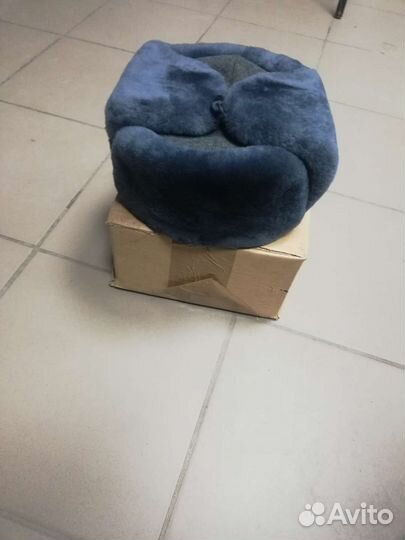 Шапка ушанка мужская военная 58