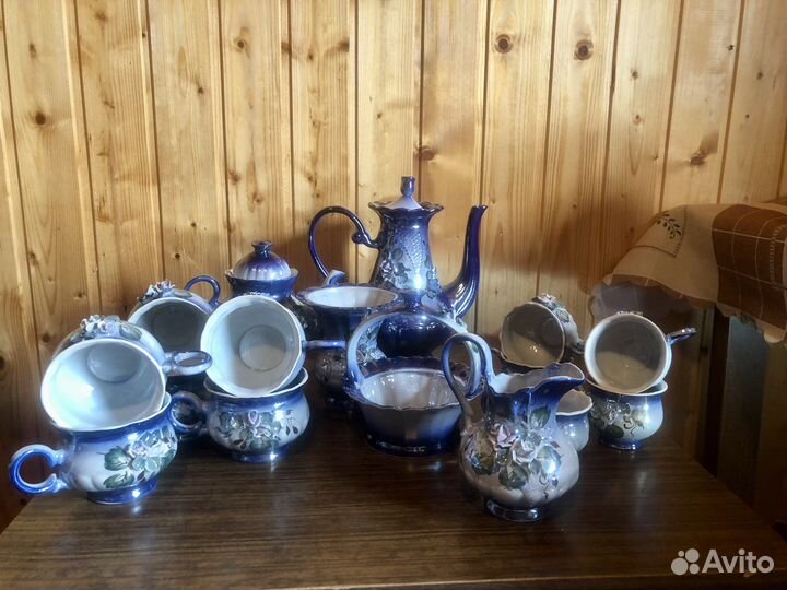 Чайно кофейный сервиз керамика