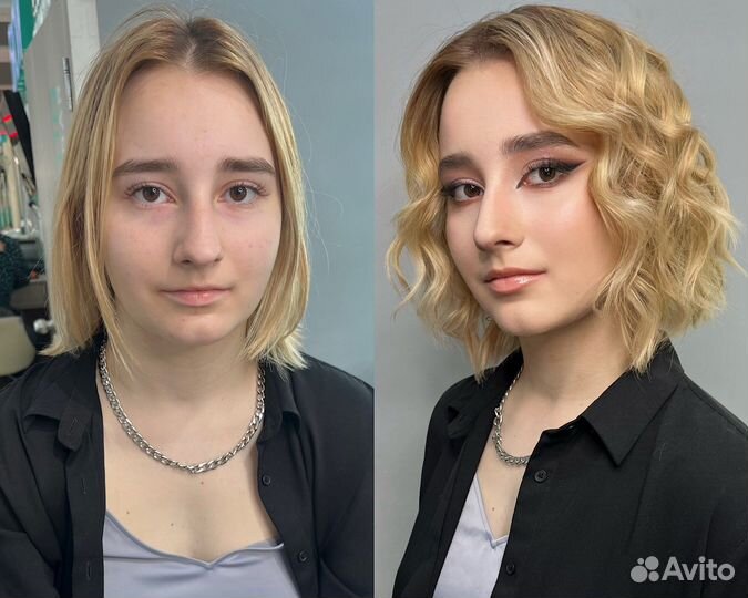 Макияж локоны прически с выездом