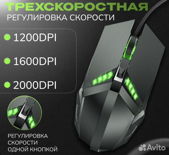 Игровая мышь Grean