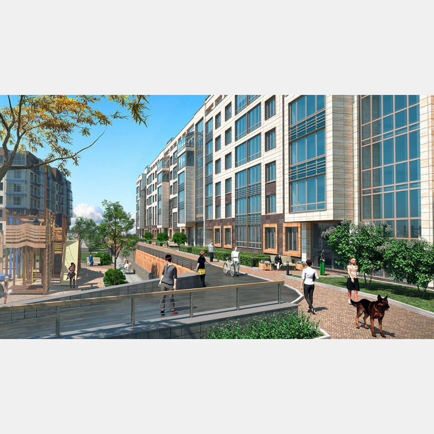 1-к. квартира, 40,3 м², 2/7 эт.