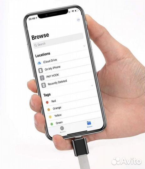 Адаптер USB для iPhone lighting переходник фото