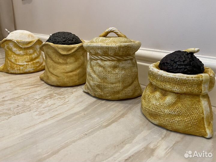 Сахарницы и кофейницы 4 штуки