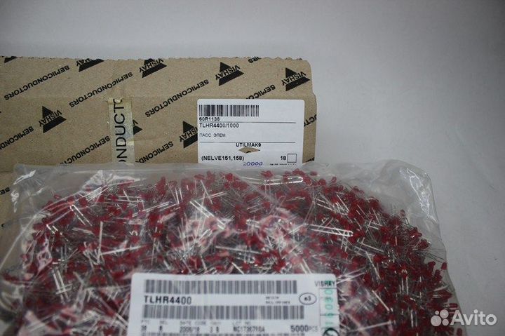 5000 шт tlhr4400/1000 tlhr4400 Светодиод красный 3