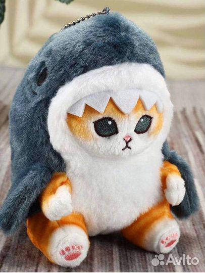 Мягкая игрушка кот акула