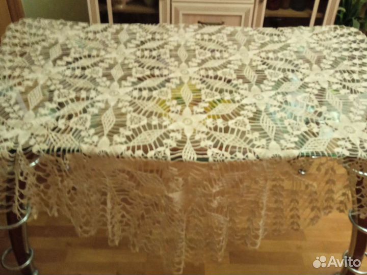 Скатерть вязаная крюч. Новая