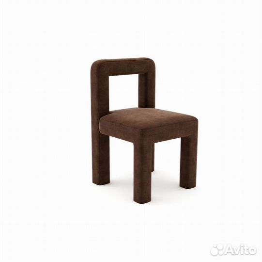 Стул с геометричной спинкой