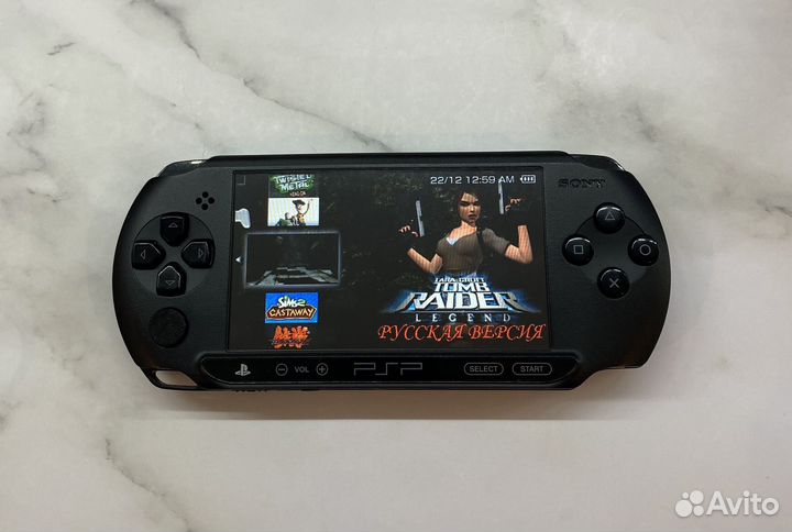 Sony PSP e 1008 прошитая + 120 игр